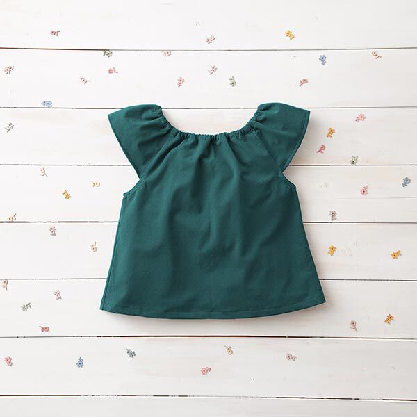 Baumwolljersey Medium Uni – tannengrün | Reststück 100cm