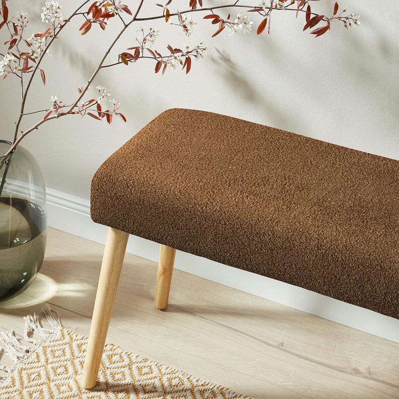 Polsterstoff Teddy weich – mocca,  image number 5