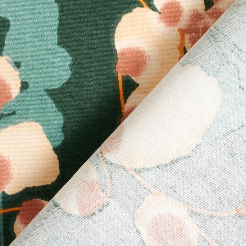 Baumwollsatin rankende Pflanzen &ndash; dunkelgr&uuml;n/sand,  image number 4