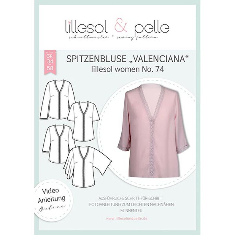 Spitzenbluse Valenciana | Lillesol & Pelle No. 74 | 34-58,  image number 1