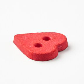 Herzknopf [Ø 15 mm] – chili, 
