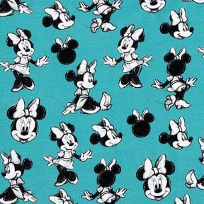 Baumwolljersey Minnie Mouse | Disney – hellblau, 