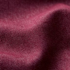 Stretch-Denim Baumwoll-Mix medium – bordeauxrot, 