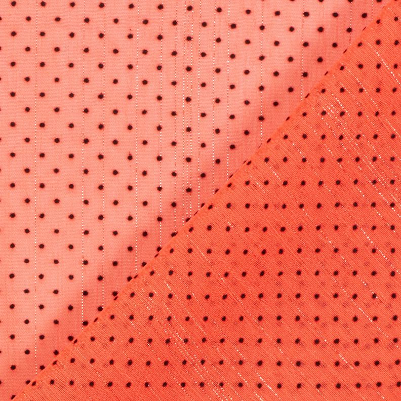 Chiffon Glitzerstreifen und Pünktchen – orange,  image number 4