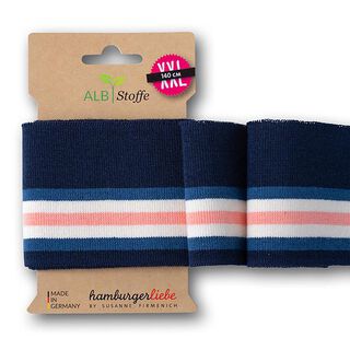 GOTS Bio Strickbündchen CUFF ME COLLEGE [140 cm | 7,5 cm] | Albstoffe | Hamburger Liebe, 