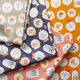 Baumwollstoff Cretonne Schneekugeln – pfirsichorange,  thumbnail number 6