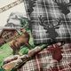 Dekostoff Gobelin Hirschkopf – anthrazit/silbergrau,  thumbnail number 5