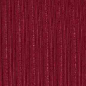 Rippenstrick Uni – bordeauxrot, 