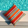 Outdoorstoff Canvas Streifen – orange/rot,  thumbnail number 7