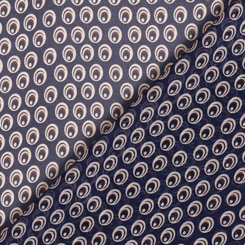 Chiffon Pfauenauge – marineblau/marineblau,  image number 4
