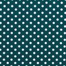 Baumwollpopeline Polka Dots – dunkelgrün/weiss,  thumbnail number 1