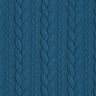 Jerseyjacquard Cloqué Zopfmuster – petrol,  thumbnail number 1