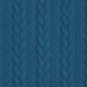 Jerseyjacquard Cloqué Zopfmuster – petrol,  thumbnail number 1