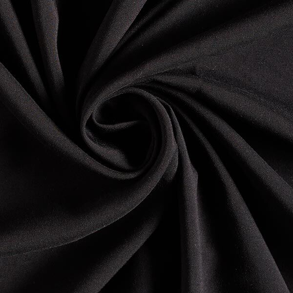Viskosestoff gewebt Fabulous – schwarz | Reststück 100cm