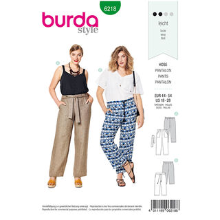 Hose | Burda 6218 | 44-54, 