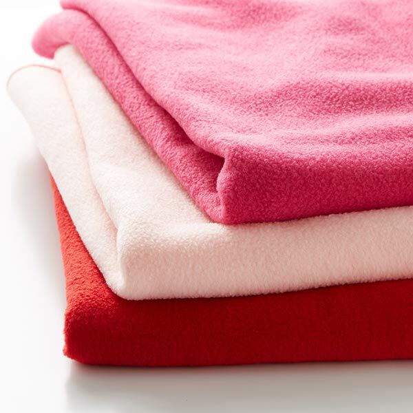 Premium Antipilling Fleece Stretch – rosa | Reststück 100cm