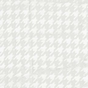 Jacquard Stoff Pepita – weiss, 