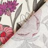 Baumwollstoff Cretonne farbenfrohe Blumen &ndash; traube/natur,  thumbnail number 4