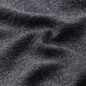 Piqué Jersey Melange – nachtblau, 
