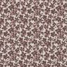 Baumwollpopeline Blumenmeer – taupe/braun,  thumbnail number 1