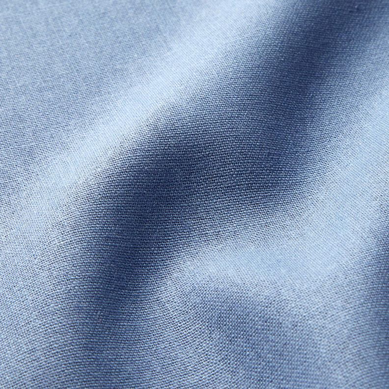 Reinleinen schwer Uni – helljeansblau, image number 2