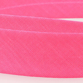 Schrägband Polycotton [20 mm] – neonpink, 