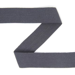 Elastisches Einfassband (Falzgummi), matt - anthrazit, 