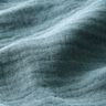 GOTS Dreilagiger Baumwoll-Musselin – petrol,  thumbnail number 3