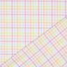 Seersucker Baumwoll-Mix buntes Karo – weiss/pastellviolett,  thumbnail number 4