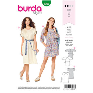 Kleid | Burda 6206 | 34-44, 