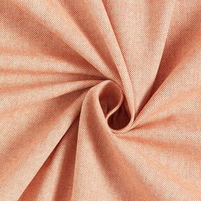 Dekostoff Halbpanama Chambray recycelt – terracotta/natur, 