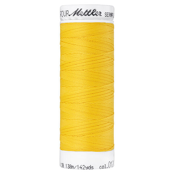 Seraflex Nähgarn für elastische Nähte (0120) | 130 m | Mettler – sonnengelb