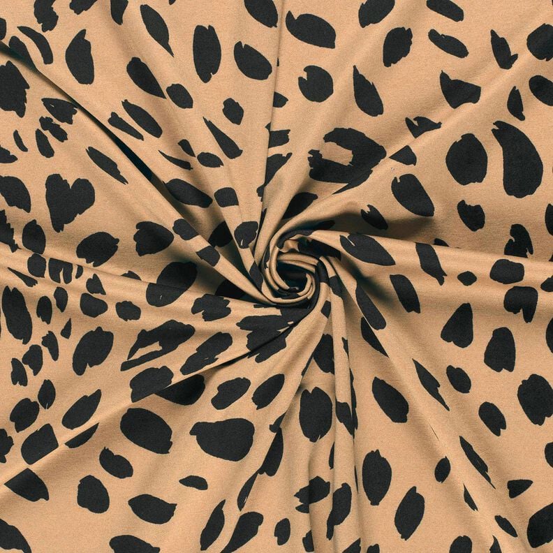 Romanit Jersey Leoprint – mocca/schwarz, image number 3