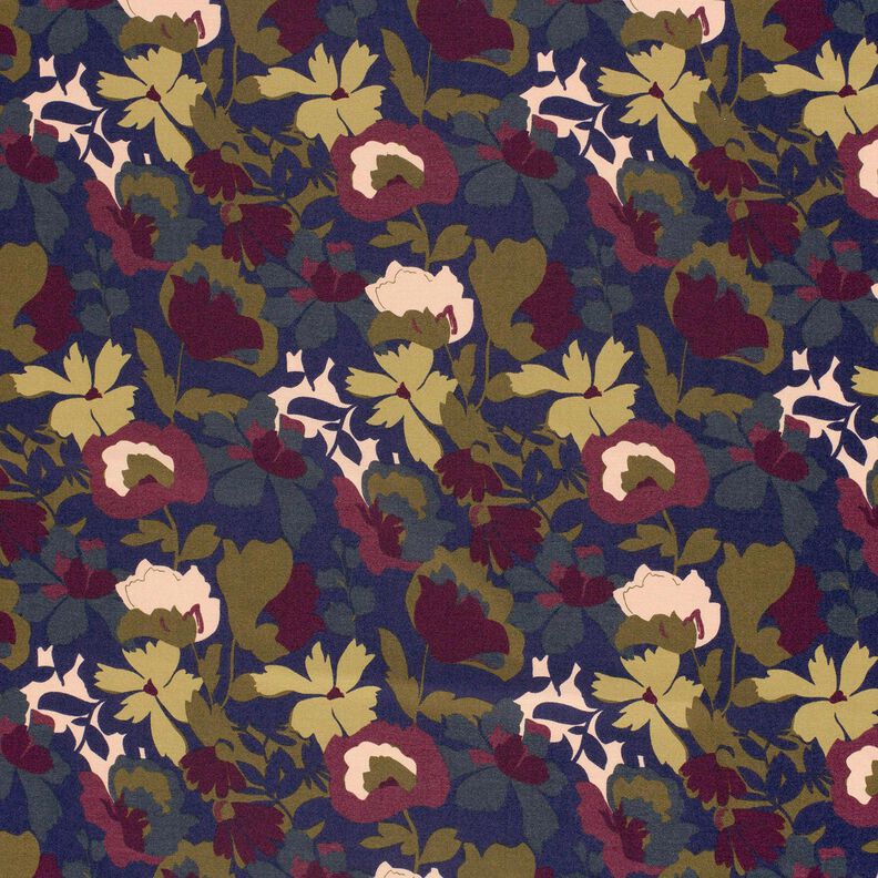 Romanit Jersey Blumenfeld – marineblau/merlot, image number 1