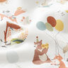 Baumwollstoff Popeline Buchstaben-Party – weiss,  thumbnail number 2