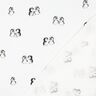 GOTS Musselin/ Doppel-Krinkel Gewebe Pinguine Digitaldruck | Poppy Fabrics – elfenbein/anthrazit,  thumbnail number 4