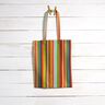 Outdoorstoff Canvas bunte Streifen – grün/gelb,  thumbnail number 6