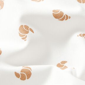 Baumwollpopeline Croissant – elfenbein, 