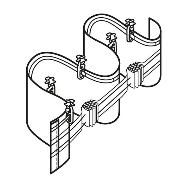 Wellenband, 100 mm – transparent | Gerster,  image number 5