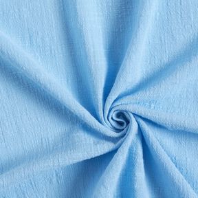 Baumwollstoff Leinenoptik – hellblau | Reststück 70cm, 