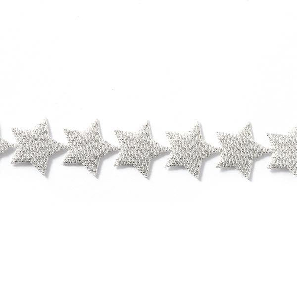 Selbstklebende Sternengirlande [20 mm] -silber metallic,  image number 1