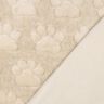 Kuschelfleece Hundepfoten – hellbeige,  thumbnail number 4