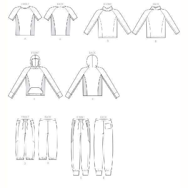 Herren-Top / Pullover / Hose | McCalls 7486 | 32-44, image number 9