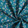 Baumwollstoff Cretonne zarte Blüten – ozeanblau,  thumbnail number 3