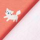 Baumwolljersey Katze und Bälle | PETIT CITRON – lachs,  thumbnail number 6
