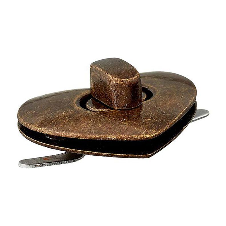 Taschenverschluss Herz  – bronze,  image number 2