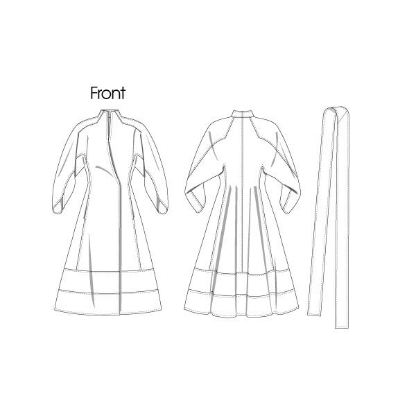 Kimonokleid by Ralph Rucci | Vogue 1239 | 32-38