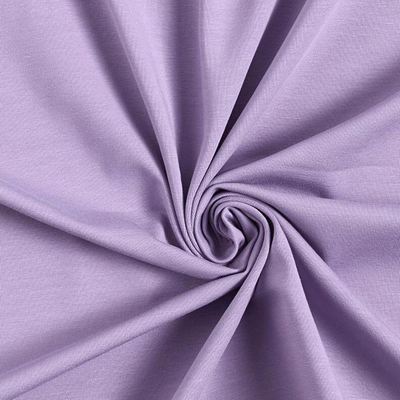 Baumwolljersey Medium Uni – flieder,  image number 1