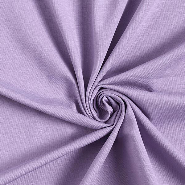 Baumwolljersey Medium Uni – pastellflieder,  image number 1