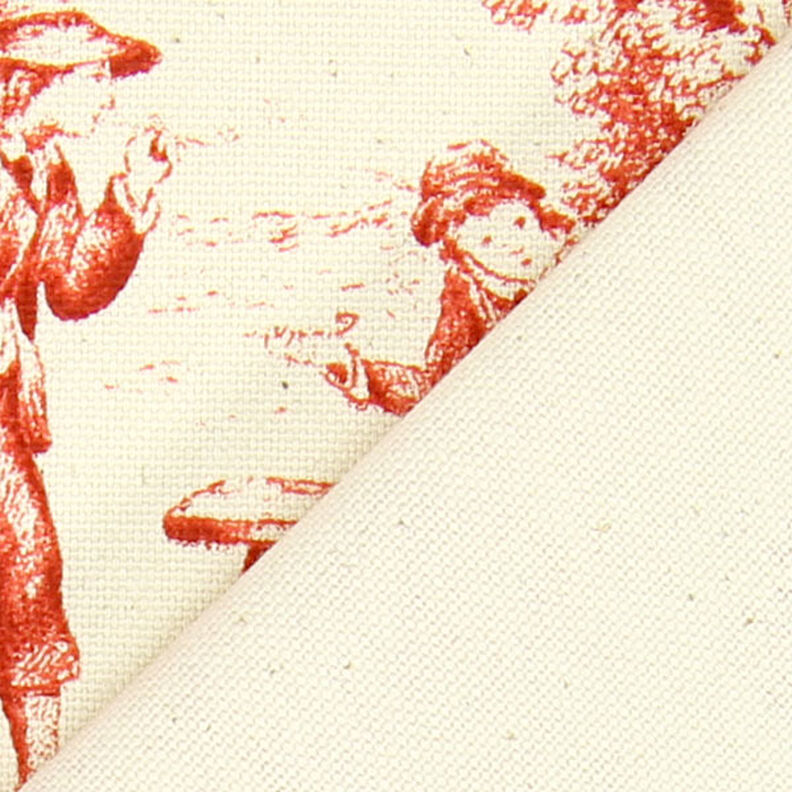 Toile de Jouy – karminrot,  image number 3